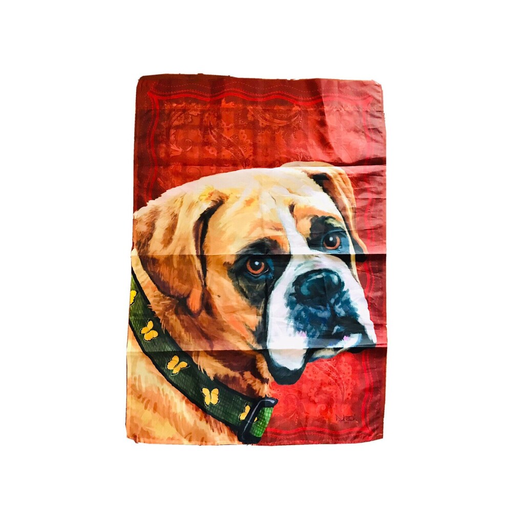 Boxer Dog Yard Flag 42x29 Inches Boxer Puppy Dog Porch Banner Decor Colorful!